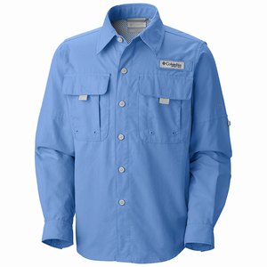 Columbia PFG Bahama™ Långärmad Tröja Pojkar Blå (YGIJB6875)